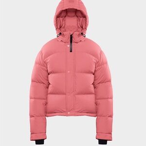 Aritzia Super puff shorty MORGANITE PINK